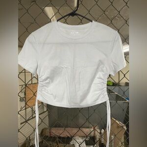 Shein White Crop Top